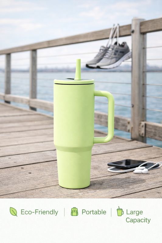 40oz Stainless Steel Fitness Tumbler